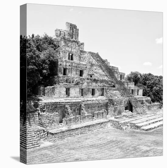 ¡Viva Mexico! Square Collection - Mayan Ruins - Edzna XI-Philippe Hugonnard-Stretched Canvas