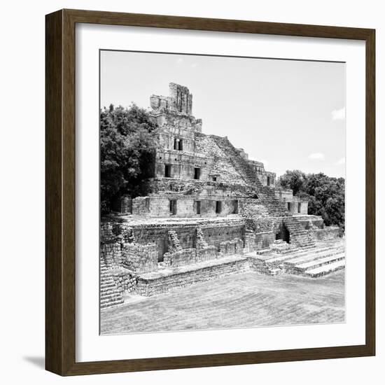 ¡Viva Mexico! Square Collection - Mayan Ruins - Edzna XI-Philippe Hugonnard-Framed Photographic Print