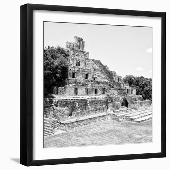 ¡Viva Mexico! Square Collection - Mayan Ruins - Edzna XI-Philippe Hugonnard-Framed Photographic Print