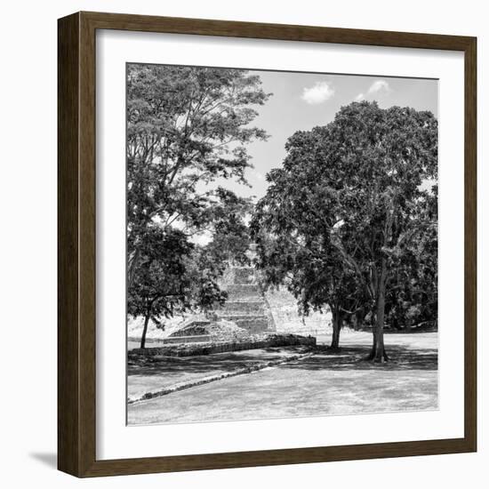 ¡Viva Mexico! Square Collection - Mayan Ruins - Edzna-Philippe Hugonnard-Framed Photographic Print