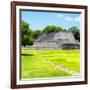 ¡Viva Mexico! Square Collection - Mayan Ruins in Edzna I-Philippe Hugonnard-Framed Photographic Print