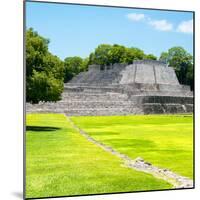 ¡Viva Mexico! Square Collection - Mayan Ruins in Edzna I-Philippe Hugonnard-Mounted Photographic Print