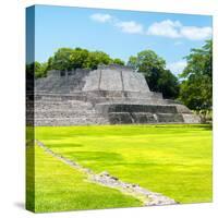¡Viva Mexico! Square Collection - Mayan Ruins in Edzna II-Philippe Hugonnard-Stretched Canvas