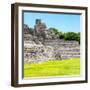 ¡Viva Mexico! Square Collection - Mayan Ruins in Edzna III-Philippe Hugonnard-Framed Photographic Print