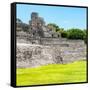 ¡Viva Mexico! Square Collection - Mayan Ruins in Edzna III-Philippe Hugonnard-Framed Stretched Canvas