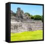 ¡Viva Mexico! Square Collection - Mayan Ruins in Edzna III-Philippe Hugonnard-Framed Stretched Canvas