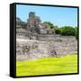 ¡Viva Mexico! Square Collection - Mayan Ruins in Edzna III-Philippe Hugonnard-Framed Stretched Canvas