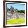 ¡Viva Mexico! Square Collection - Mayan Ruins in Edzna III-Philippe Hugonnard-Framed Photographic Print