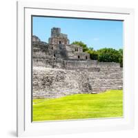 ¡Viva Mexico! Square Collection - Mayan Ruins in Edzna III-Philippe Hugonnard-Framed Photographic Print