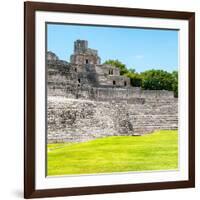 ¡Viva Mexico! Square Collection - Mayan Ruins in Edzna III-Philippe Hugonnard-Framed Photographic Print