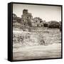 ¡Viva Mexico! Square Collection - Mayan Ruins in Edzna IV-Philippe Hugonnard-Framed Stretched Canvas