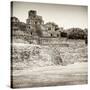 ¡Viva Mexico! Square Collection - Mayan Ruins in Edzna IV-Philippe Hugonnard-Stretched Canvas