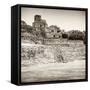 ¡Viva Mexico! Square Collection - Mayan Ruins in Edzna IV-Philippe Hugonnard-Framed Stretched Canvas