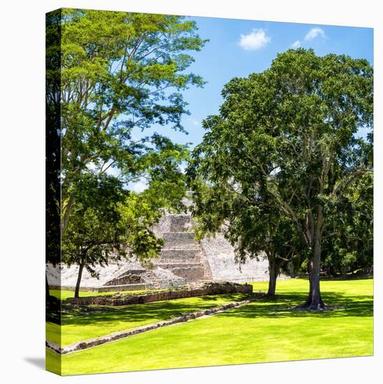 ¡Viva Mexico! Square Collection - Mayan Ruins in Edzna IX-Philippe Hugonnard-Stretched Canvas