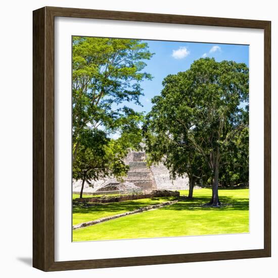 ¡Viva Mexico! Square Collection - Mayan Ruins in Edzna IX-Philippe Hugonnard-Framed Photographic Print