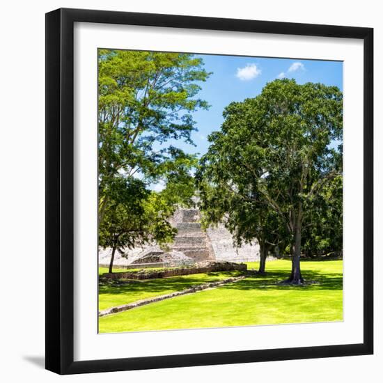 ¡Viva Mexico! Square Collection - Mayan Ruins in Edzna IX-Philippe Hugonnard-Framed Photographic Print