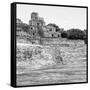 ¡Viva Mexico! Square Collection - Mayan Ruins in Edzna V-Philippe Hugonnard-Framed Stretched Canvas