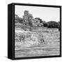 ¡Viva Mexico! Square Collection - Mayan Ruins in Edzna V-Philippe Hugonnard-Framed Stretched Canvas