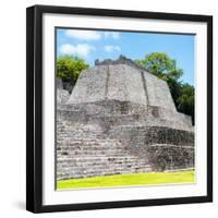 ¡Viva Mexico! Square Collection - Mayan Ruins in Edzna VI-Philippe Hugonnard-Framed Photographic Print