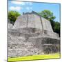 ¡Viva Mexico! Square Collection - Mayan Ruins in Edzna VI-Philippe Hugonnard-Mounted Photographic Print