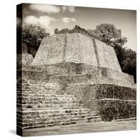 ¡Viva Mexico! Square Collection - Mayan Ruins in Edzna VII-Philippe Hugonnard-Stretched Canvas