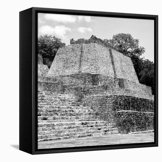 ¡Viva Mexico! Square Collection - Mayan Ruins in Edzna VIII-Philippe Hugonnard-Framed Stretched Canvas