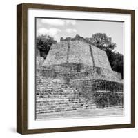 ¡Viva Mexico! Square Collection - Mayan Ruins in Edzna VIII-Philippe Hugonnard-Framed Photographic Print