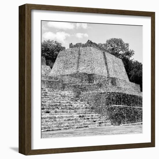 ¡Viva Mexico! Square Collection - Mayan Ruins in Edzna VIII-Philippe Hugonnard-Framed Photographic Print