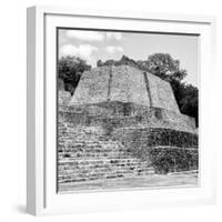 ¡Viva Mexico! Square Collection - Mayan Ruins in Edzna VIII-Philippe Hugonnard-Framed Photographic Print