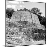 ¡Viva Mexico! Square Collection - Mayan Ruins in Edzna VIII-Philippe Hugonnard-Mounted Photographic Print