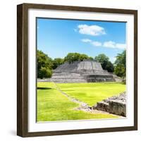 ¡Viva Mexico! Square Collection - Mayan Ruins in Edzna-Philippe Hugonnard-Framed Photographic Print