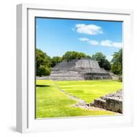 ¡Viva Mexico! Square Collection - Mayan Ruins in Edzna-Philippe Hugonnard-Framed Photographic Print