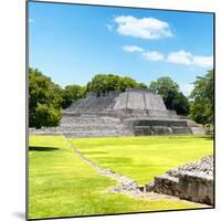 ¡Viva Mexico! Square Collection - Mayan Ruins in Edzna-Philippe Hugonnard-Mounted Photographic Print