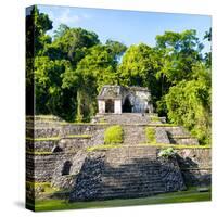¡Viva Mexico! Square Collection - Mayan Ruins in Palenque II-Philippe Hugonnard-Stretched Canvas