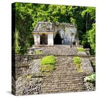 ¡Viva Mexico! Square Collection - Mayan Ruins in Palenque IV-Philippe Hugonnard-Stretched Canvas