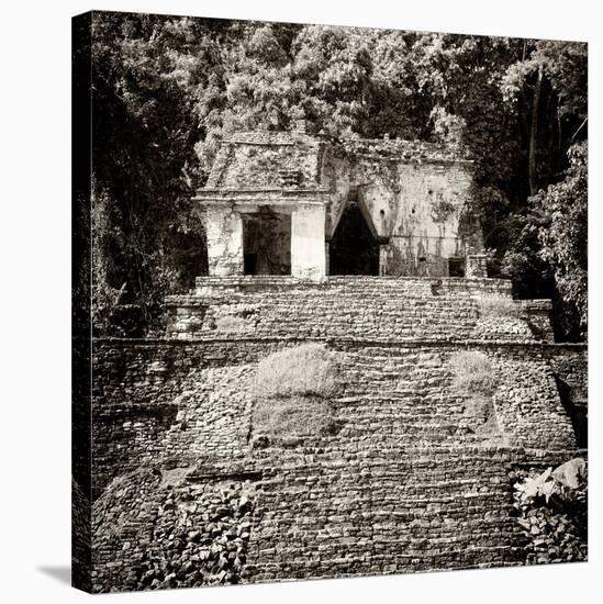 ¡Viva Mexico! Square Collection - Mayan Ruins in Palenque V-Philippe Hugonnard-Stretched Canvas