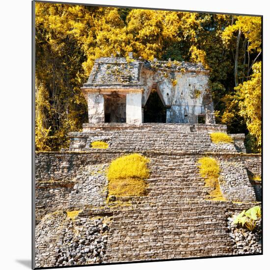 ¡Viva Mexico! Square Collection - Mayan Ruins in Palenque VI-Philippe Hugonnard-Mounted Photographic Print