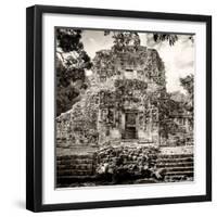 ¡Viva Mexico! Square Collection - Mayan Ruins of Campeche I-Philippe Hugonnard-Framed Photographic Print
