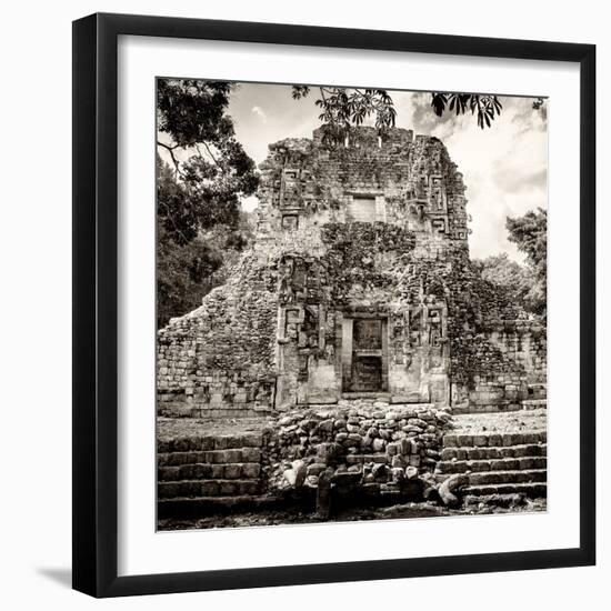 ¡Viva Mexico! Square Collection - Mayan Ruins of Campeche I-Philippe Hugonnard-Framed Photographic Print