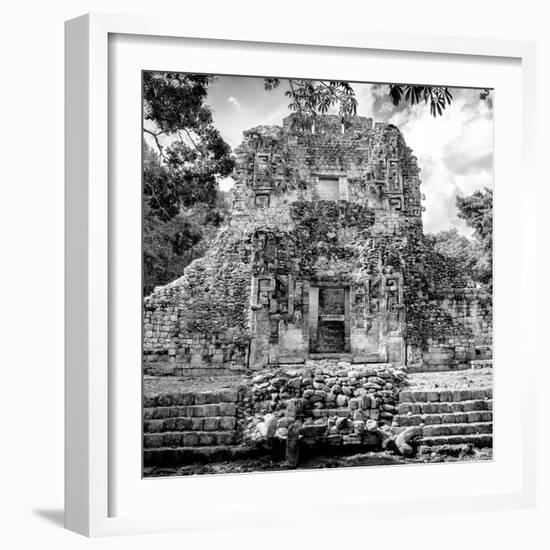 ¡Viva Mexico! Square Collection - Mayan Ruins of Campeche II-Philippe Hugonnard-Framed Photographic Print