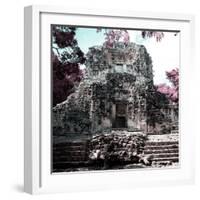 ¡Viva Mexico! Square Collection - Mayan Ruins of Campeche III-Philippe Hugonnard-Framed Photographic Print