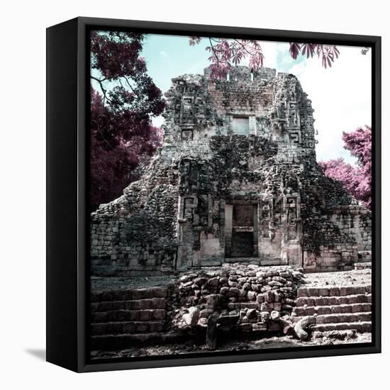 ¡Viva Mexico! Square Collection - Mayan Ruins of Campeche III-Philippe Hugonnard-Framed Stretched Canvas