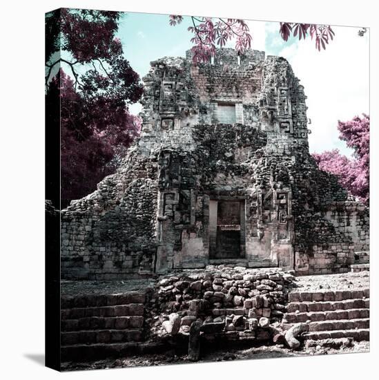 ¡Viva Mexico! Square Collection - Mayan Ruins of Campeche III-Philippe Hugonnard-Stretched Canvas