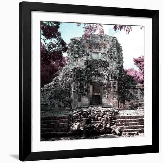 ¡Viva Mexico! Square Collection - Mayan Ruins of Campeche III-Philippe Hugonnard-Framed Photographic Print