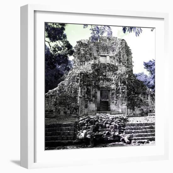 ¡Viva Mexico! Square Collection - Mayan Ruins of Campeche IV-Philippe Hugonnard-Framed Photographic Print