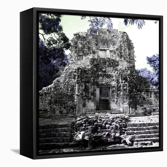 ¡Viva Mexico! Square Collection - Mayan Ruins of Campeche IV-Philippe Hugonnard-Framed Stretched Canvas