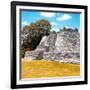 ¡Viva Mexico! Square Collection - Mayan Ruins with Fall Colors - Edzna II-Philippe Hugonnard-Framed Photographic Print