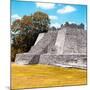 ¡Viva Mexico! Square Collection - Mayan Ruins with Fall Colors - Edzna II-Philippe Hugonnard-Mounted Photographic Print