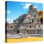 ¡Viva Mexico! Square Collection - Mayan Ruins with Fall Colors - Edzna III-Philippe Hugonnard-Stretched Canvas