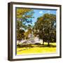 ¡Viva Mexico! Square Collection - Mayan Ruins with Fall Colors - Edzna-Philippe Hugonnard-Framed Photographic Print